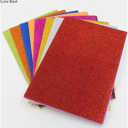 10Pcs/lot Craft Paper With adhesive Sponge Paper Foam Sheet Craft Punch Foam School Handmade Project Artwork Accessories