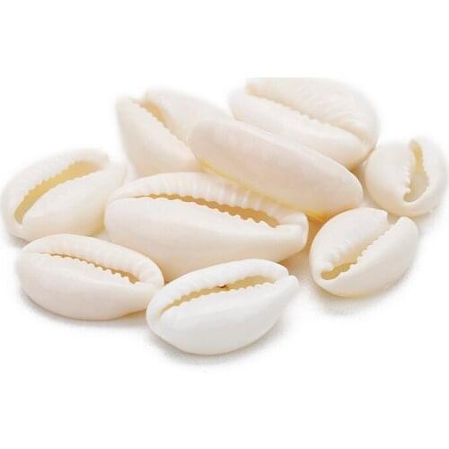20Pcs/Lot 10x16mm Natural Beach Shell Beads Charms Pendants DIY Jewelry Making Findings Wholesale