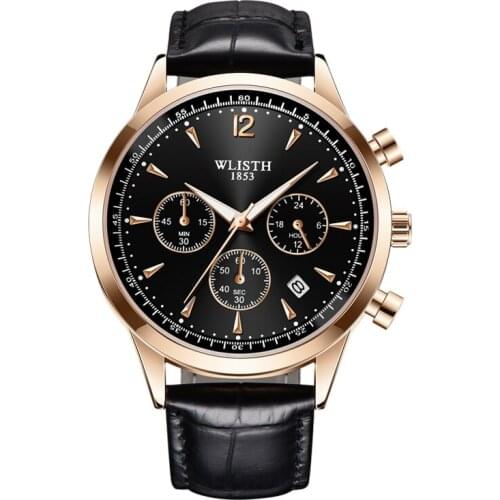 Sport Automatic Date Watch Men Luxury Watches Clock Men Luminous Hands Man Quartz Waterproof Chronograph Watch Relogio Masculino