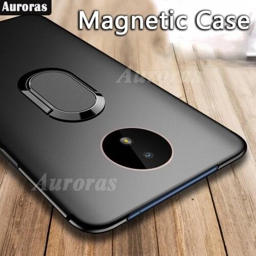 Auroras Case For Nokia C20 Ultra Thin Soft With Magnetic Attraction Ring Back Matte For Nokia C10 Cover