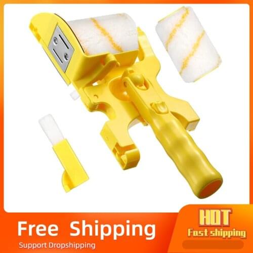 Clean-Cut Verf Edger Roller Borstel Multifunctionele Roller Kwast Clean-Cut Verf Edger Muur Schilderen Roller Borstel set