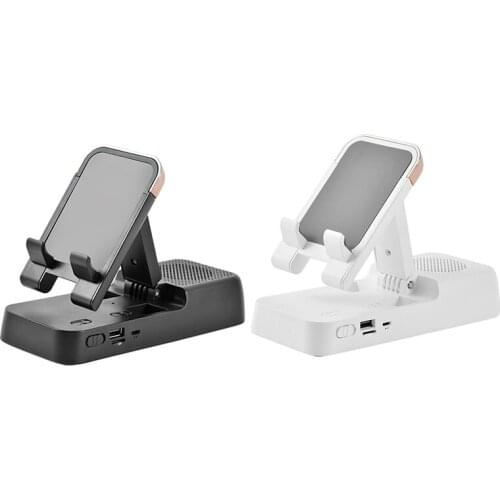 Bluetooth Speaker Phone Holder,HD Surround Sound Cell Phone Speakers,Adjustable Phone Holder for Desk Suitable