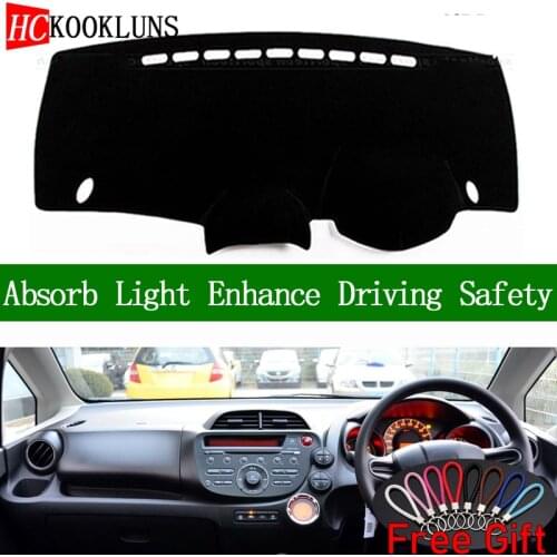 For Honda fit 2008 2009 2010-2013 Right Hand Drive Car Dashboard Cover Dash Mat Dash Board Pad Carpet Dashmat