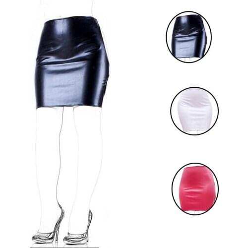Fetish Bondage Restraints Red PU Butt Exposed Package Skirt Sexy Adult Games Cosplay Sex Slave Bdsm Sex Toys For Women
