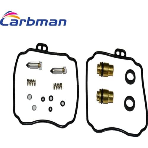 Carbman 2 Pcs New Carburetor Carb Repair Kits for Yamaha XV250 Virago XVS650 V-Star 18-517