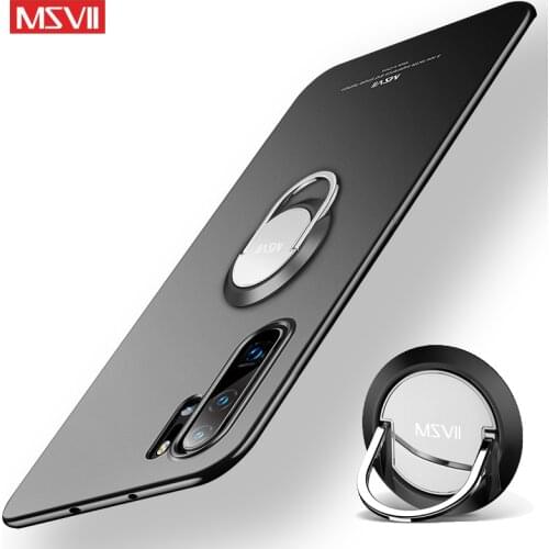 Msvii Matte Cover For Samsung Galaxy Note 10 Plus S10 S9 S8 Case S10 E Lite S 9 Ring Holder PC Cover For Samsung Note 9 8 Cases