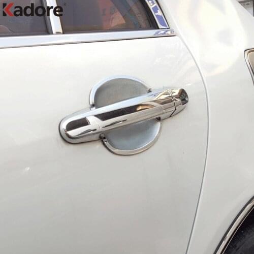 For Toyota RAV4 RAV 4 2006 2007 2008 2009 2010 2011 2012 ABS Chrome Side Door Handle Cover Trim Stickers Car Styling 10pcs/set