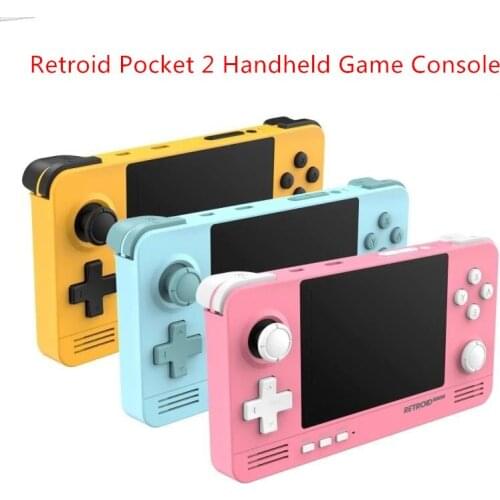 New Retroid Pocket 2 Handheld Game Console Pandora Bluetooth Retro Game Player Double System Open Source 3D Game Console For PSP