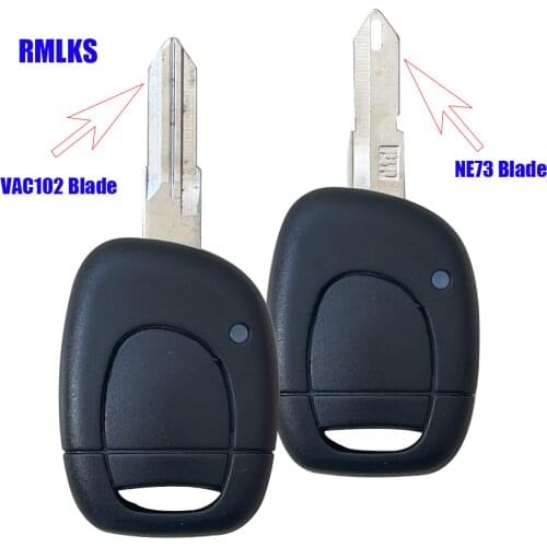 New 1 Button Remote Car Key Shell Case Blank Cover NE73/VAC102 Blade For Renault Twingo Clio Kangoo Master Keyless Entry Fob