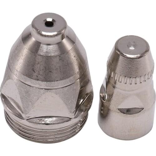 P80 Air Plasma Nozzle 1.1mm Plasma Cutting Machine Torch Consumables CNC Cutting Electrode Nozzle 20 Pcs