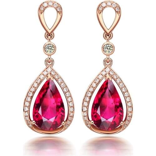 QTT Women's Gold Earrings