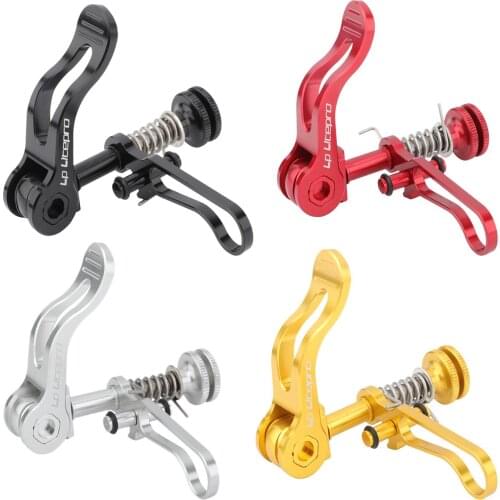 Bike Seatpost Clamp Adjustable Folding Bicycle Screw Lever Hook Waterproof Quick Release Saddle Post Skewer for Brompton
