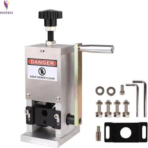 Cable Stripper Wire Stripping Machine Copper Recycle 1.5mm-25mm Hand-cranked Household Small Cable Wire Peeler