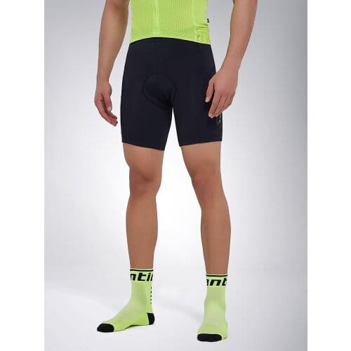Santic Unisex Cycling Shorts 2021 Team Race Summer Cycling Short Tights Bicycle MTB Road Bike Trousers Breathable Sponge cushion