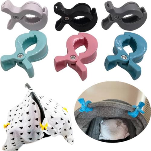 2pcs Baby Stroller Clamp Alligator Clip Pram Peg Portable Stroller Hook Baby Car Seat Clips Toddler Baby Stroller Accessories