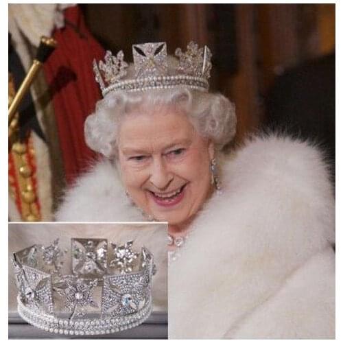 Women Handmade Luxury Bridal Vintage Hair Accessories Jewelry Silver Tiara and Crown Headband Hairband Jewellery In Stock