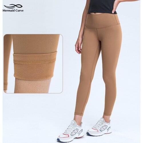 Mermaid Curve Classic Style High Rise Align Women Pant Autumn Winter Interior Plush Yoga Pants Woman Pilates Workout Leggings