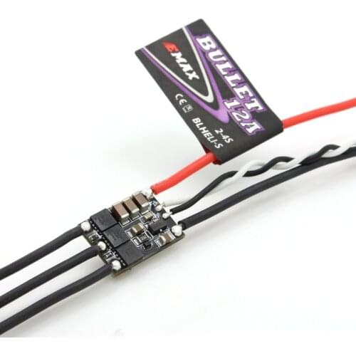 1 PC EMAX Mini ESC Dshot BLS Bullet 6A/12A/15A/20A/30A/35A ESC with BLheli-S Firmware Support Oneshot125 for 130 FPV Racer Drone