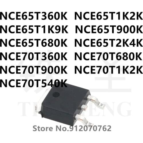 10PCS NCE65T360K NCE65T1K2K NCE65T1K9K NCE65T900K NCE65T680K NCE65T2K4K NCE70T360K NCE70T680K NCE70T900K NCE70T1K2K NCE70T540K