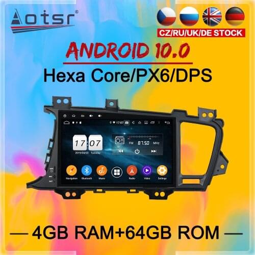 2 Din IPS Screen Android 10 DSP Car Multimedia Player For KIA Optima K5 2010 - 2015 GPS Navigation Audio Radio Stereo head unit