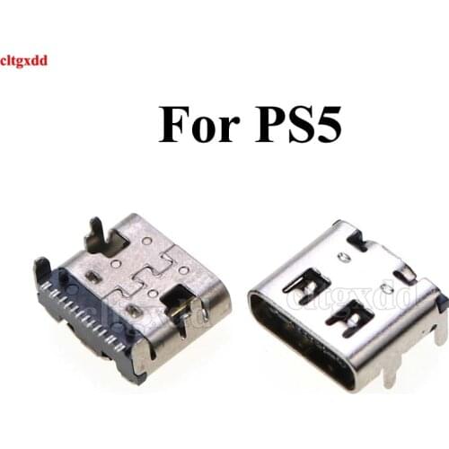 2pcs Type-c USB Charging Port Plug Power Connector Type-C Charger Socket for PlayStation 5 Dualshock Wireless PS5 Console
