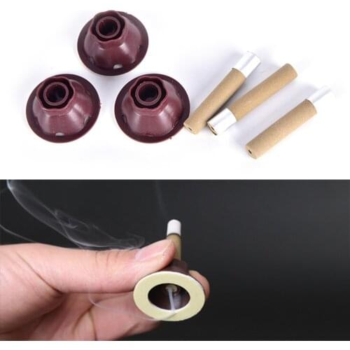 50pcs/Set moxibustion tube paste self-stick Mini Moxa candle Self-adhesive acupuncture points massage sticker moxa stick