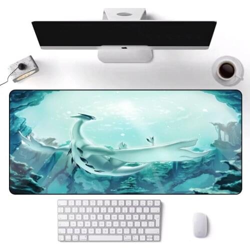 Big mouse pad animation cartoon gaming office company accessories pad waterproof non-slip computer keyboard desk mat carpet pad