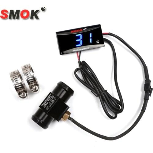 Motorcycle KOSO Water Temperature Mini Meter Sensor Water Temp For YAMAHA HONDA KAWASAKI Adapter Scooter And Racing