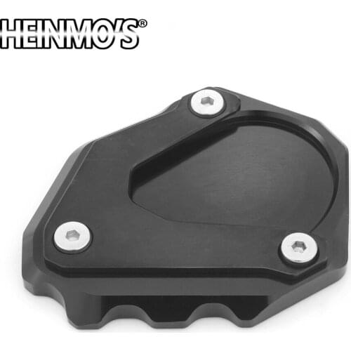 For R Nine T Accessories Motorcycle Kickstand Enlarge Decoration Protective Pad For RNineT Cover Aluminum R NineT 2014 2015 2016