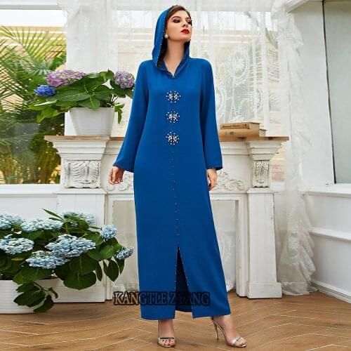 Eid Abaya Dubai Turkish Islam Arabic Muslim Fashion Hijab Dress Kaftan Robe Longue Femme Maxi Dresses For Women Caftan Marocain