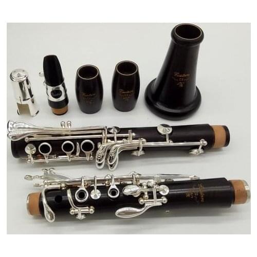 Brand New Music Fancier Club Sandalwood Ebony Wood Professional Custom Bb Clarinets MFCCL-CSVR Mouthpiece 4C Included Case