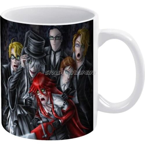 Haunted House Coffee Mugs Ceramic Tea Cup Milk Mug Warmer Personalized Friends Birthday Gift Butler Butler Grell Grell Shinigami