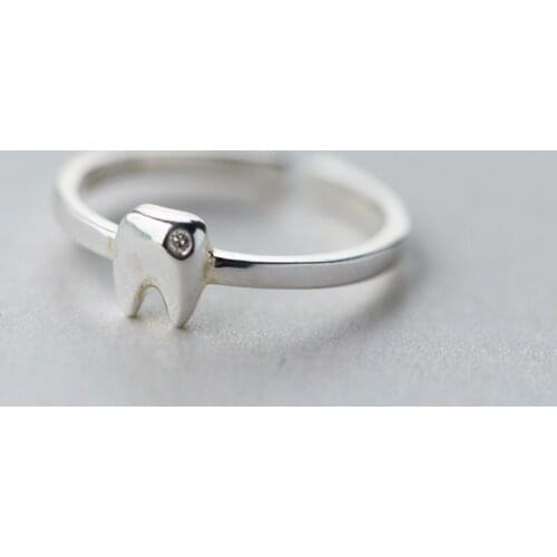 Punk Vintage Tooth Rings For Women Boho Female Charms Jewelry Men Antique Knuckle Ring Fashion Party Gift