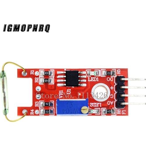 10pcs KY-025 4pin BETR Magnetic Dry Reed Pipe Switch Magnetron Sensor Module DIY KY-25