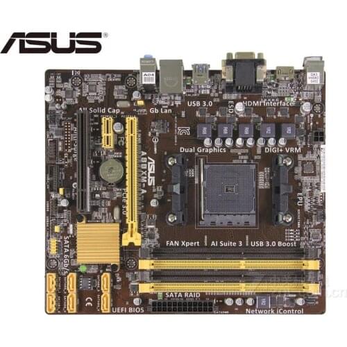 For ASUS A88XM-A desktop motherboard for AMD FM2/FM2+ DDR3 A88X A55 USED MAINBOARD pc boards