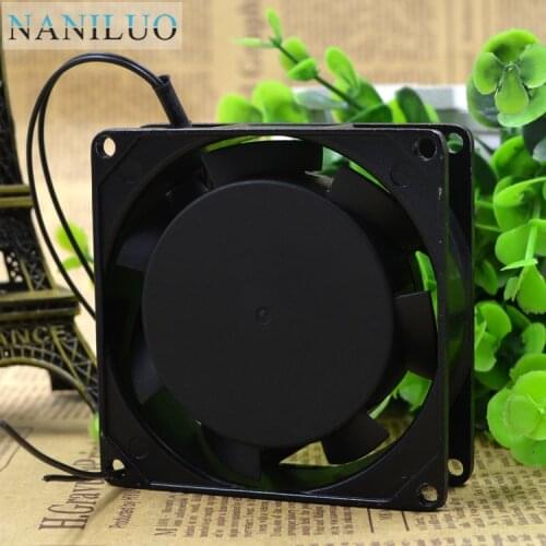 NANILUO Free Delivery. SA2B8025M double ball 220 v 8 cm cooling fan copper spool flow fan Silent fan