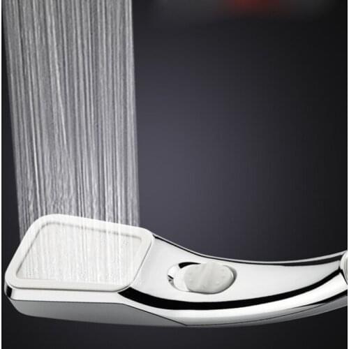 Switch Shower Head Water Saving Pressurized Bath Hand Hold Shower-head Bathroom Accessories Shower ABS Plastic