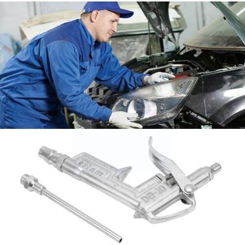 Air Compressor Dust Duster Trigger Handle Compressed Nozzle Blow Spray Gun Alloy Dg-10 Air Tool Extended Cleaning with Nozz P5F3