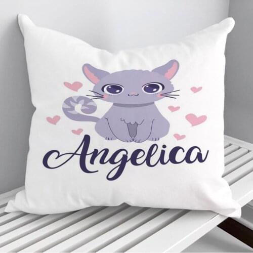 Angelica Throw Pillows Cushion Cover On Sofa Home Decor 45*45cm 40*40cm Gift Pillowcase Cojines Dropshipping