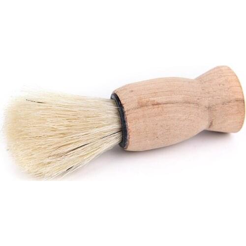 1pc Professional Badger Beard Shaving Brush Mens Beard Barber Tool Mens Facial Cleaning Shaving Brush