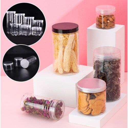 Transparent Plastic Storage Bottle Sealing Food Container Fresh Pot Kitchen Miscellaneous Grain Organizer