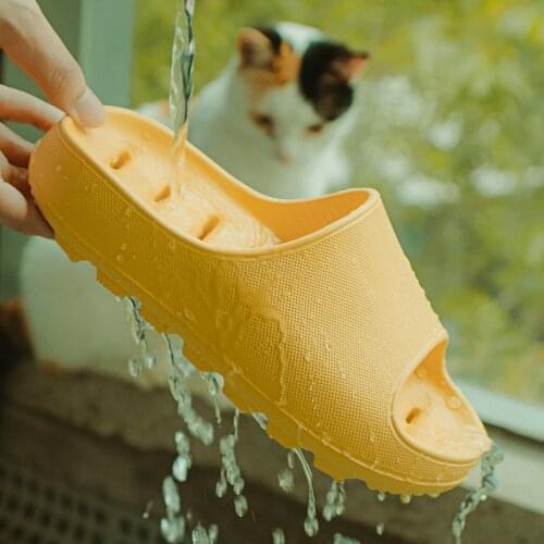 Youdiao EVA Slides Women Bathroom Shoes Hole Leaking Sandals Home Slippers Indoor Shoes Anti-slip Shower Men Slipper For Women
