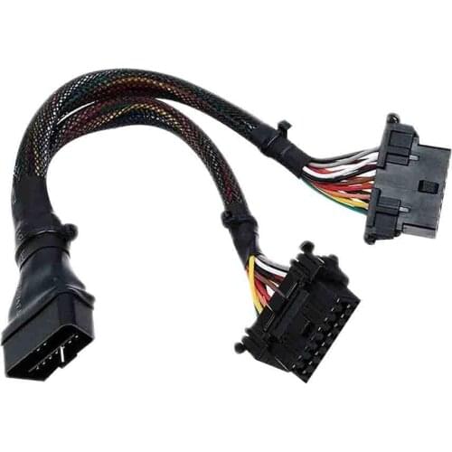 OBDII EOBD JOBD ODB ODB2 ODBII EOBD2 OBD11 ODB11 J1962 Male Connector Plug Adapter WiringOBD2 16Pin Connector Free Shipping