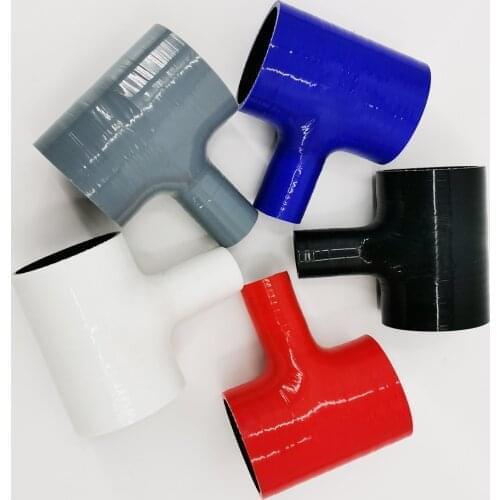 2.75" To 2.75" Silicone Hose 70mm T Shape Tube Pipe for 25mm ID