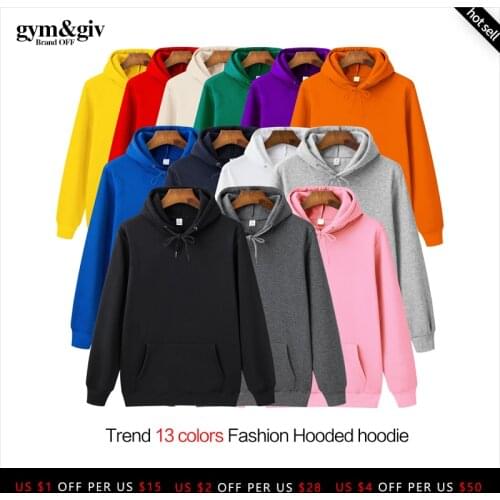 Fashion Brand Mens Hoodies 2019 Spring Autumn Male Casual Hoodies Sweatshirts Mens Solid Color Hoodies Sweatshirt Tops