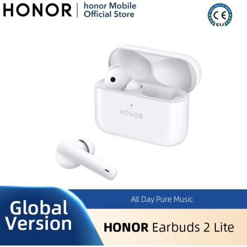 In Stock Global Version HONOR Earbuds 2 Lite TWS Wireless Bluetooth Earphone AAC Active Noise Cancellation Bluetooth 5.2