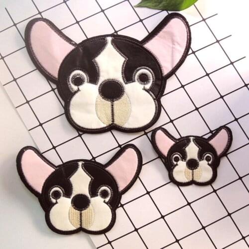 Embroidered Sew-on Patches Clothes DIY Appliqued Motif Applique Sticker Dog Handmade Cartoon Decoration