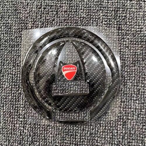 Tank Protectors Carbon Gas Fuel Cap Pad Filler Cover Stickers Decals for Ducati MULTSTRADA 695 696 795 796 M1100