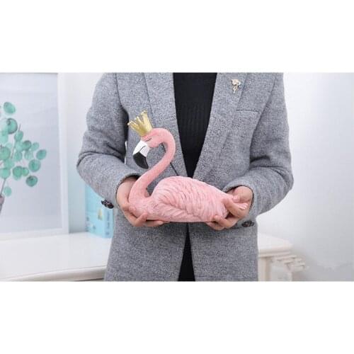 1PC Ins Fashion Desk Decoration Big Flamingo Ornaments Decorative Figurines Home Decor Resin Craft Wedding Lovers JL 204