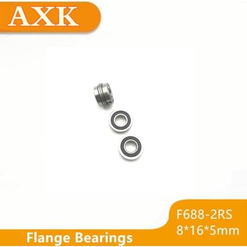 2019 Rushed Limited F688-2rs Bearing 8x16x5mm ( 10 Pcs ) Abec-1 Miniature Flanged F688rs Ball Bearings Lf-1680dd Free Shipping